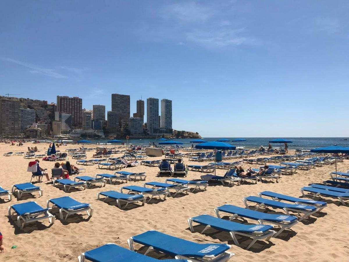 Apartamento Torre Yago Primera Linea Playa Benidorm Con Wi-Fi & Ac Екстер'єр фото